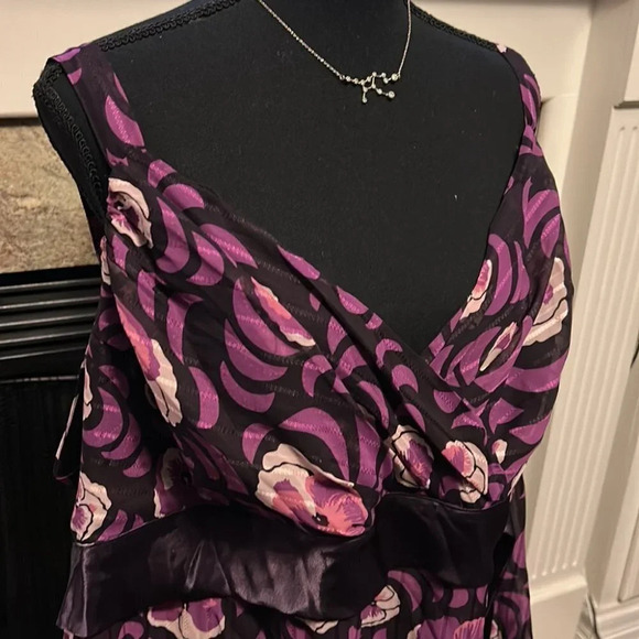 Lane Bryant Purple Floral Tank - Picture 2 of 4